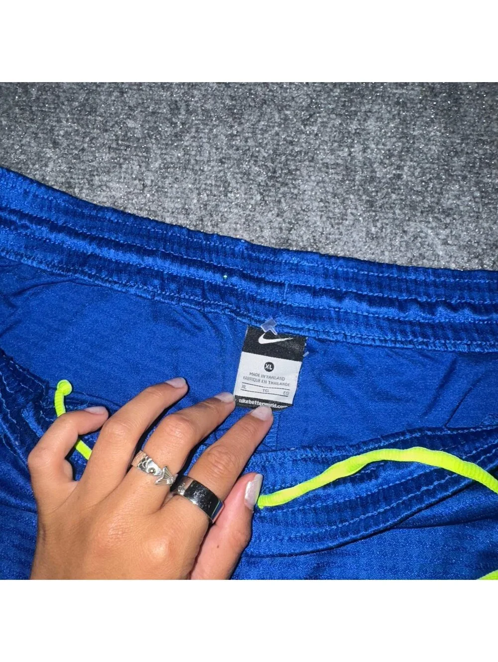 Nike Blue Baggy Mesh Hoop Shorts Mens XL Vtg y2k 90s Rare